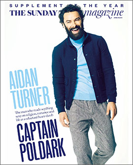 Aiden Turner interview with Katie Glass at The Sunday Times Magazine